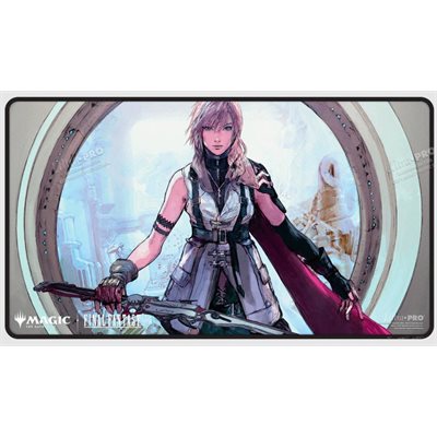 Playmat: Stitched (Black): Magic: The Gathering - Final Fantasy: Lightning