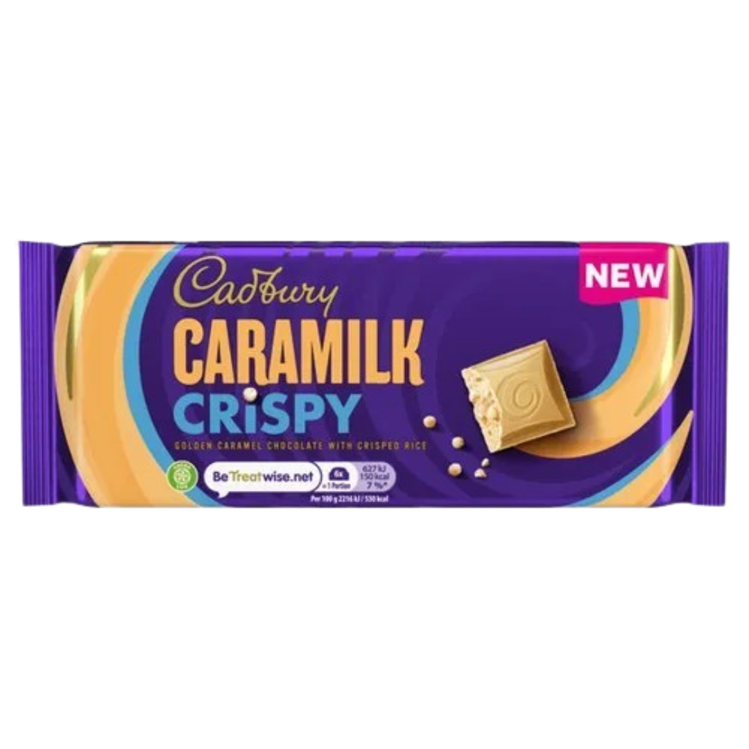 Cadbury Caramilk Crispy Chocolate Bar British 85g