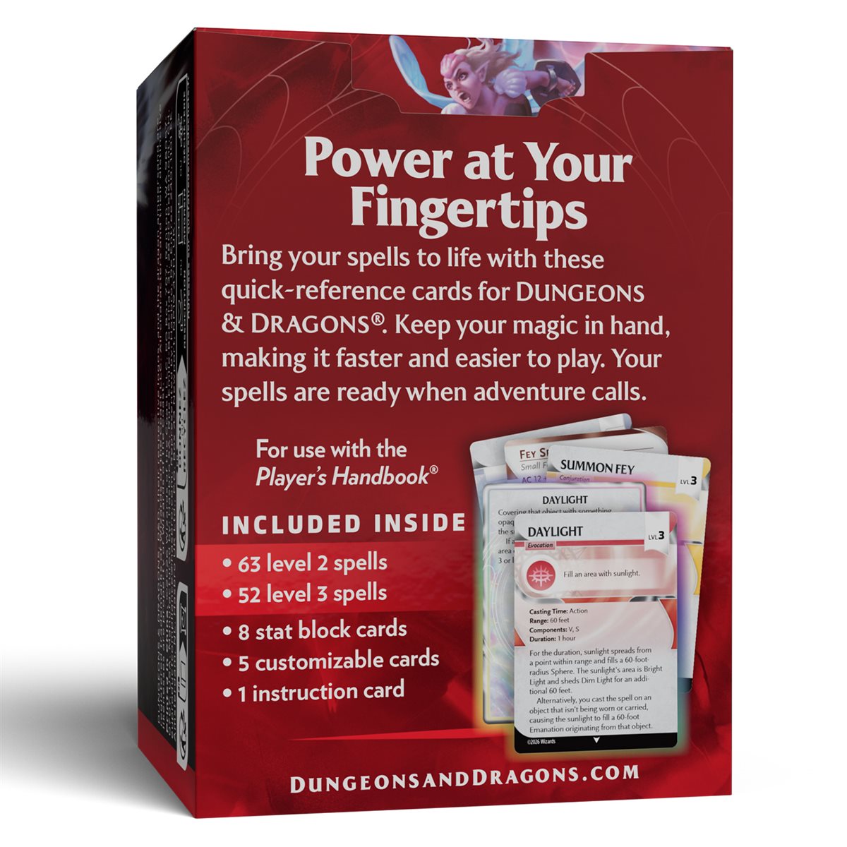 Dungeons & Dragons: Reference Cards: Spells - Levels 2-3