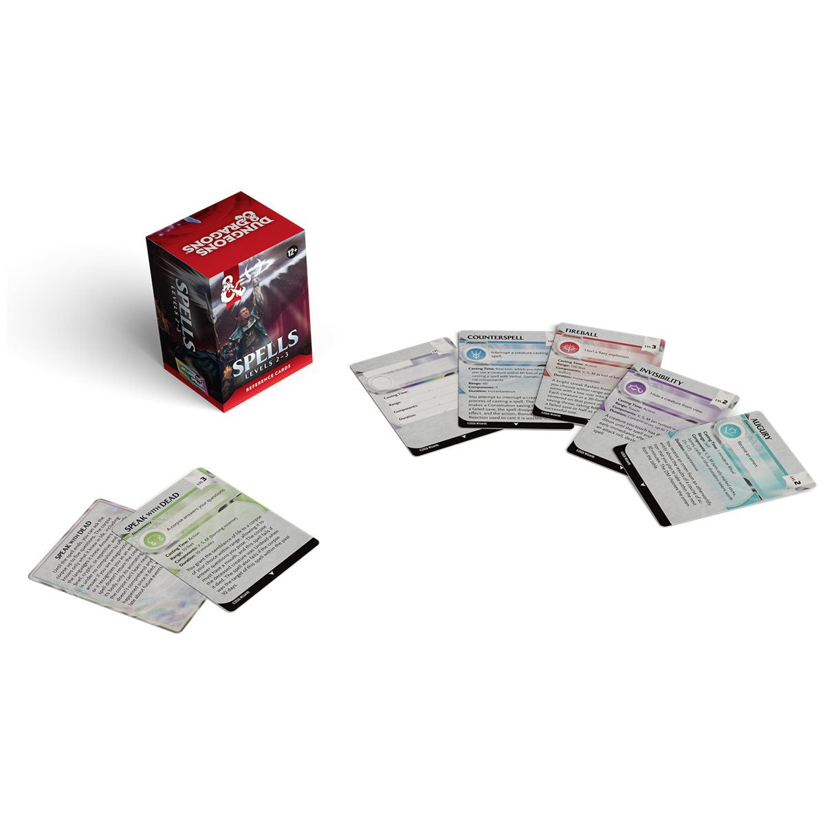 Dungeons & Dragons: Reference Cards: Spells - Levels 2-3