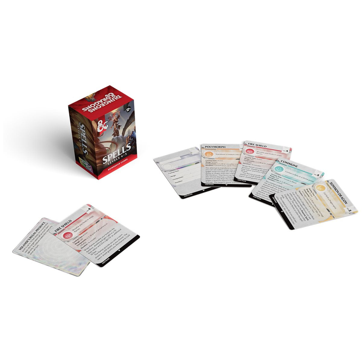 Dungeons & Dragons: Reference Cards: Spells - Levels 4-5