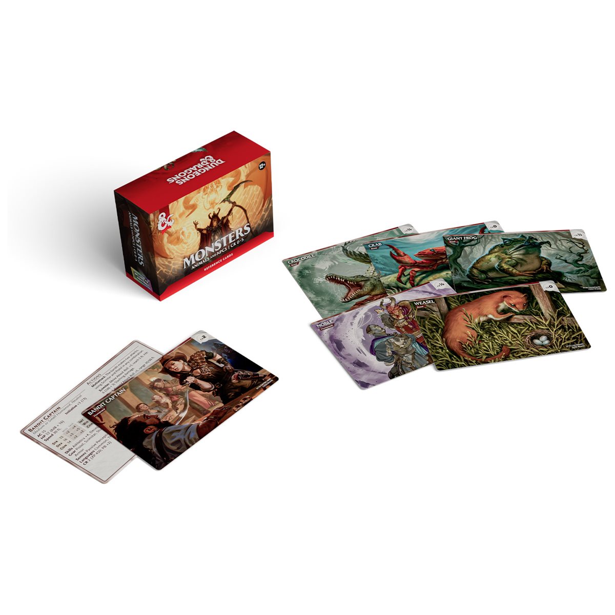 Dungeons & Dragons: Reference Cards: Monsters - Animals and NPC's