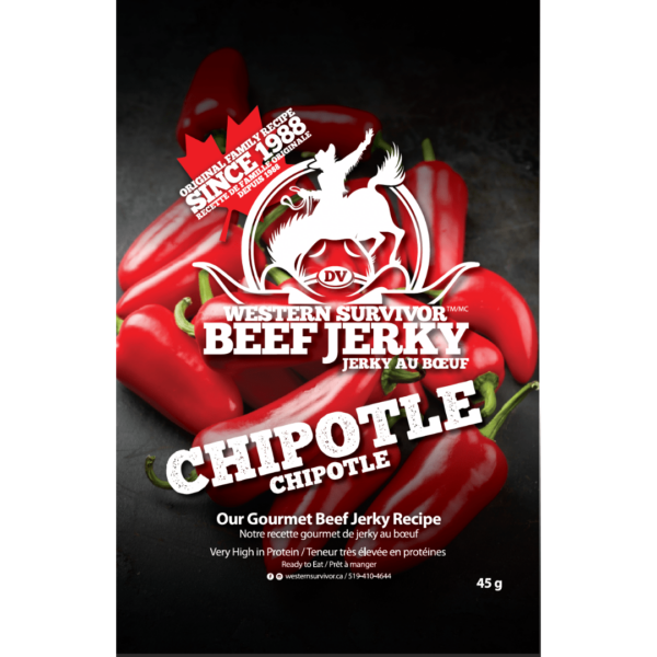 Western Survivor Beef Jerky Chipotle 45g