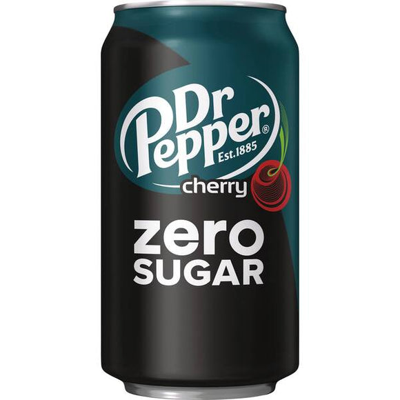 Dr. Pepper Zero Sugar Cherry 355ml can