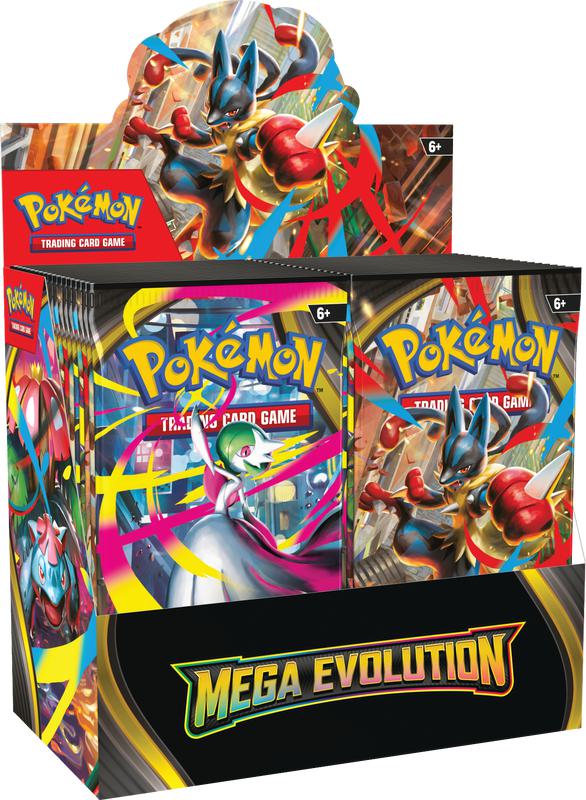 Pokemon Mega Evolutions Booster Display w/topper *IN STORE ONLY*