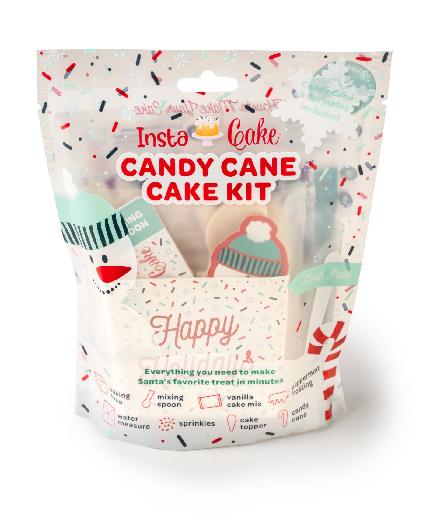 InstaCake Candy Cane Cake Kit