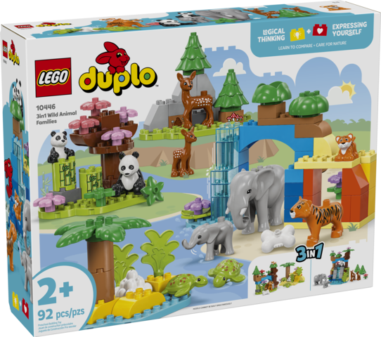 3 in 1 Wild Animal Families Duplo