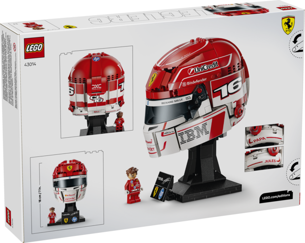 LEGO Editions Scuderia Ferrari HP Charles Leclerc Helmet