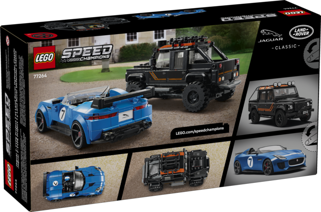 Lego Jaguar Project 7 & Land Rover Defender