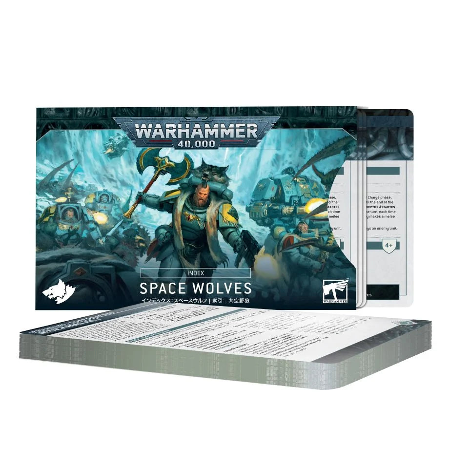 Warhammer 40k Index Cards: Space Wolves