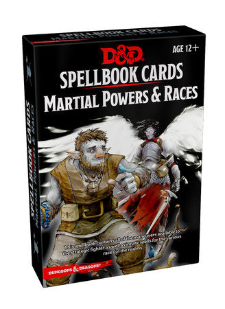 D&D Spellbook Cards: Martial Powers & Races