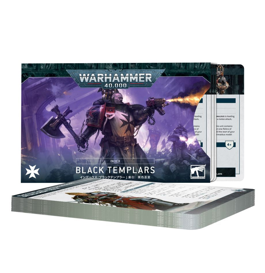 Warhammer 40k Index Cards: Black Templars
