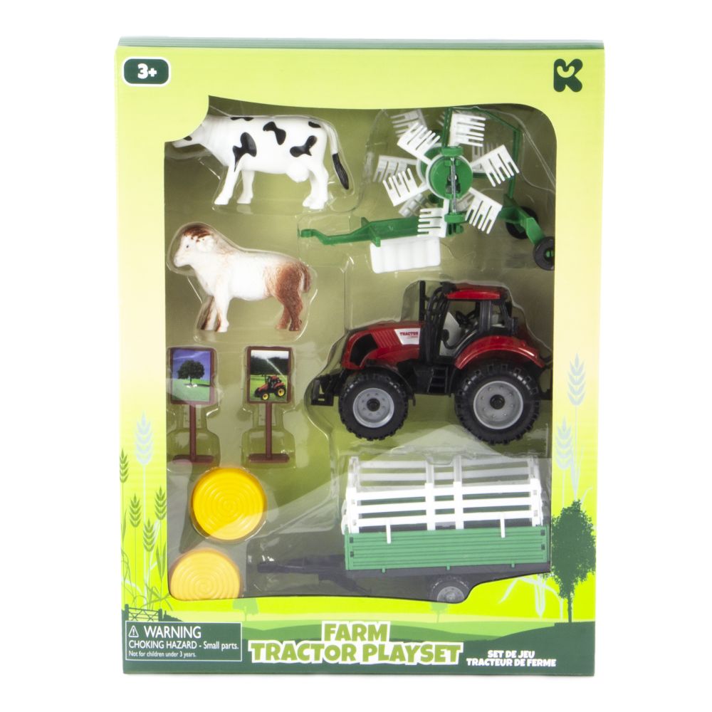 Farm Tractor Playset