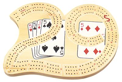 Number 29 style Cribbage Board