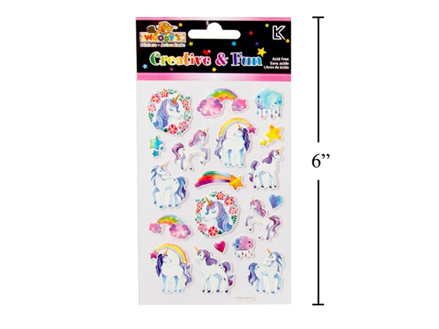 Woody's Sticker Puffy Unicorn