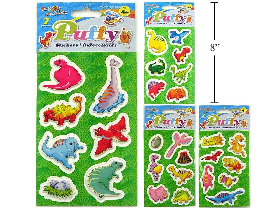 Woody's Stickers, Dinos Assorted Styles