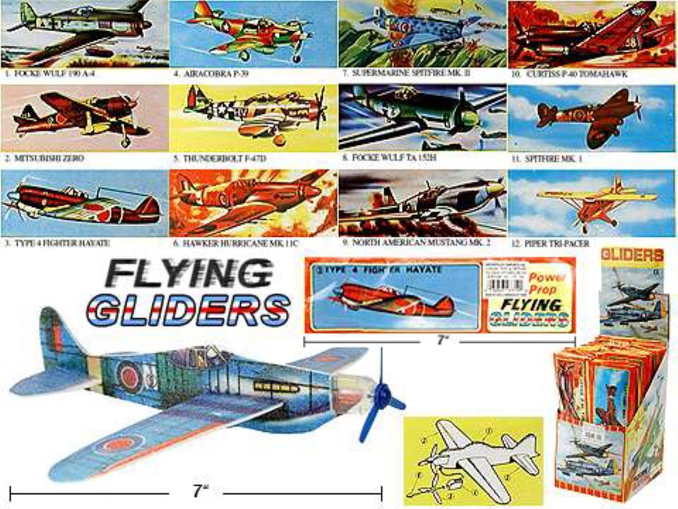 7" Foam Prop Gliders (Classic Toy)