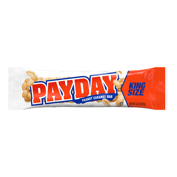 Hershey Payday Peanut Caramel Candy Bar - King Size