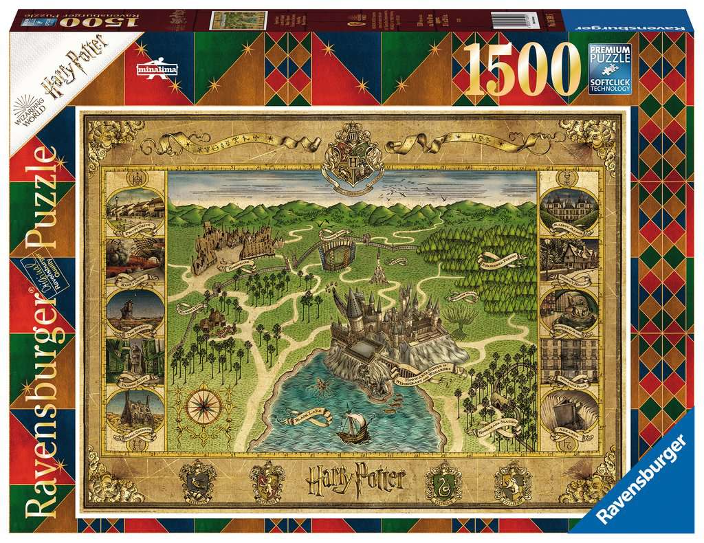 Hogwarts Map - 1500pc