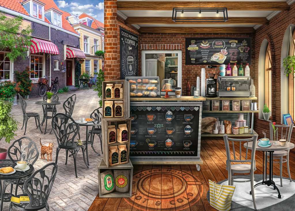 Quaint Cafe - 1000pc