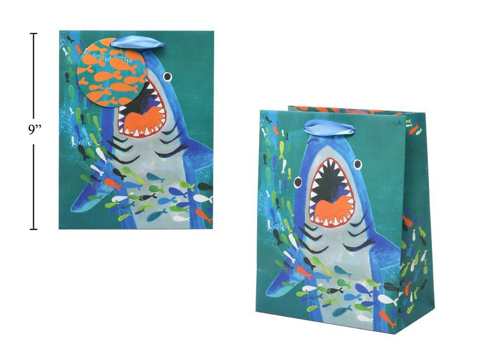 Paper T., Medium Gift Bag,  Shark, Matte, 157GSM