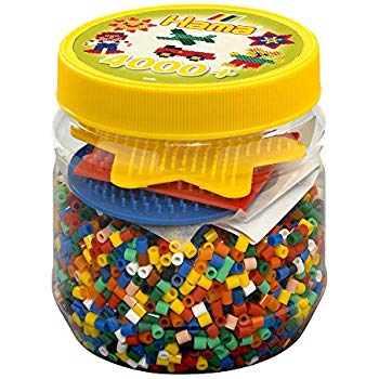 Midi Beads & Pegboards in Tub (4K)- yellow