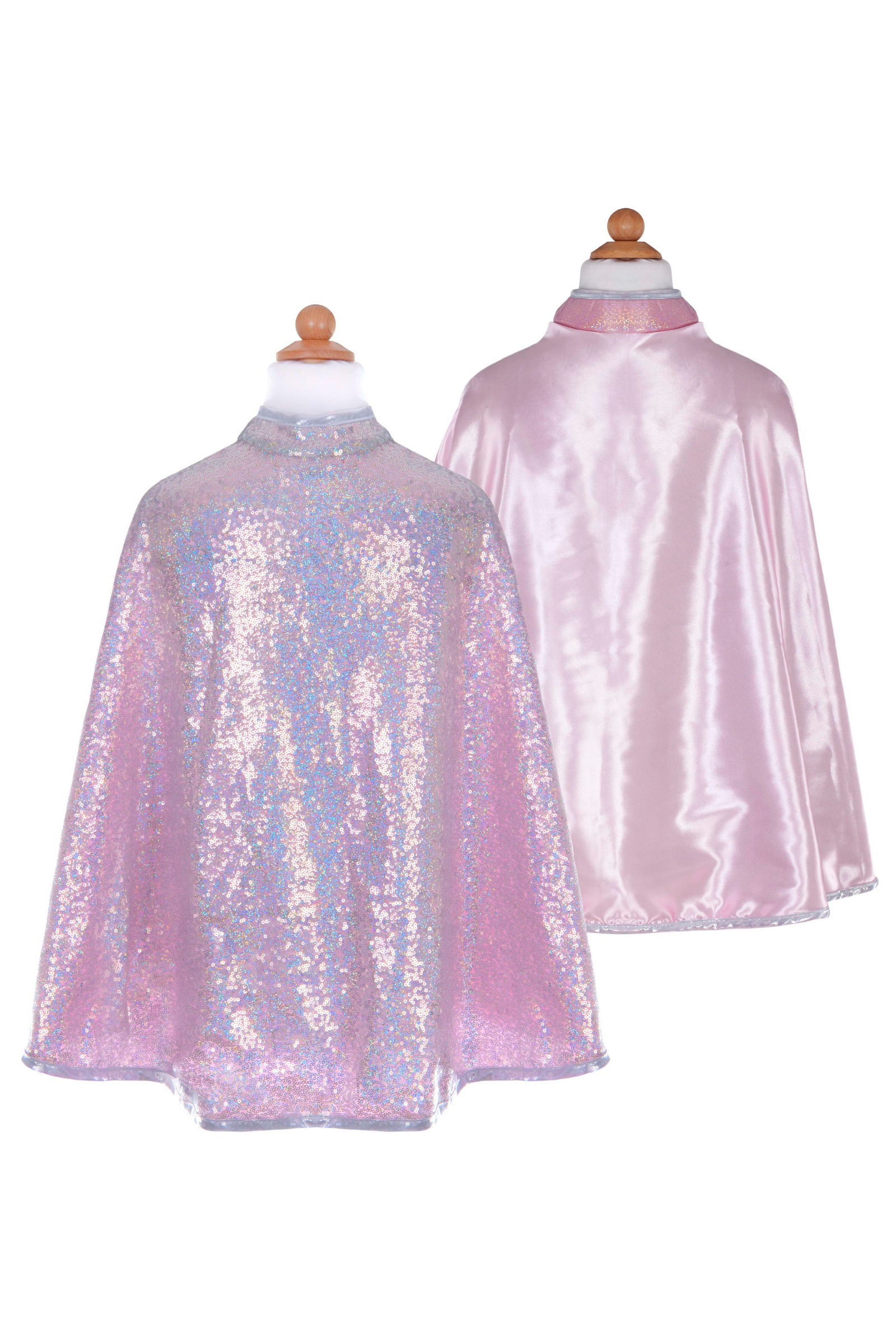 Silver Sequins Cape (size 5-6)