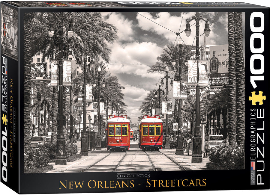 New Orleans Street Cars - 1000pc