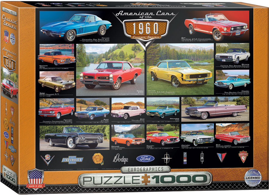 American Cars of the 1960s - 1000pc