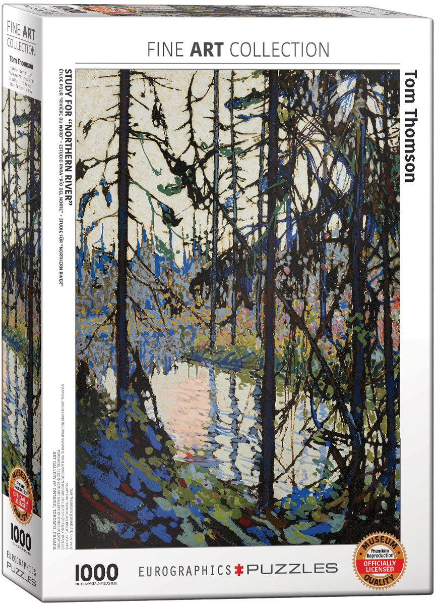 Study for "Northern River" - 1000pc