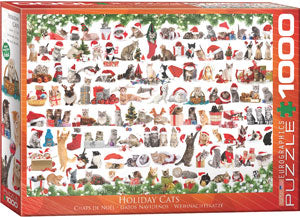 Holiday Cats - 1000pc
