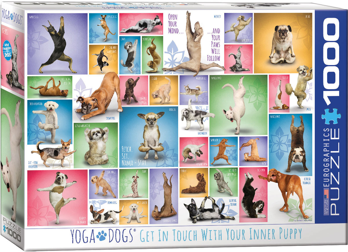 Yoga Dogs - 1000 pc