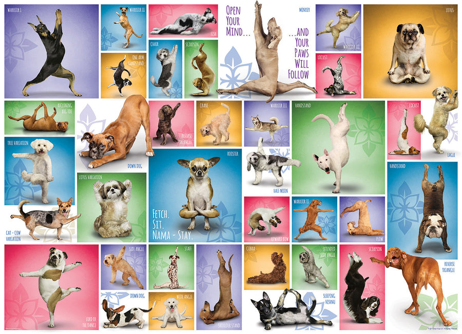 Yoga Dogs - 1000 pc