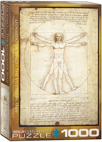 Leonardo Da Vinci - The Vitruvian Man 1000pc
