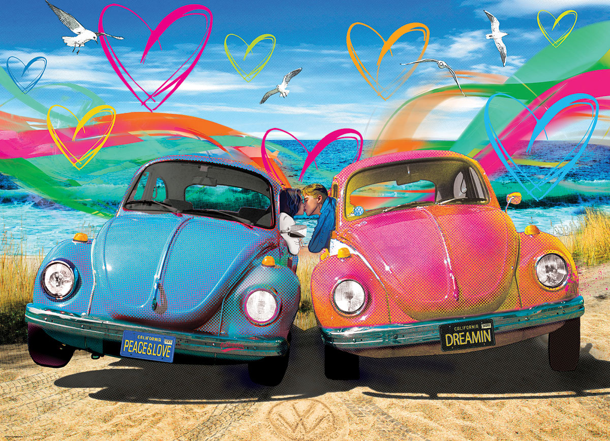 VW Beetle Love 1000pc