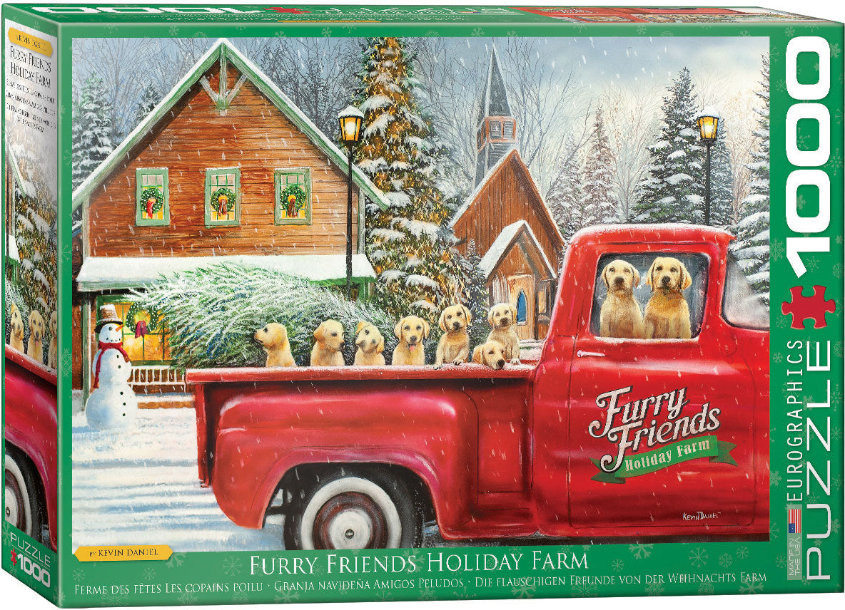Furry Friends Holiday Farm - 1000pc
