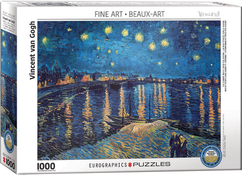 The Starry Night Over The Rhone - 1000 pc