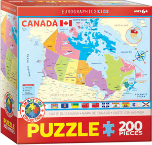 Map of Canada - 200pc