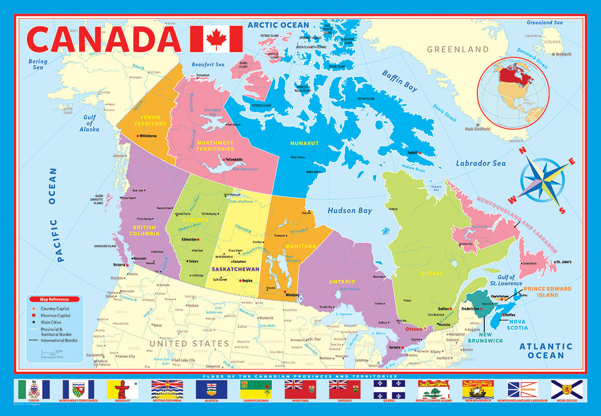 Map of Canada - 200pc