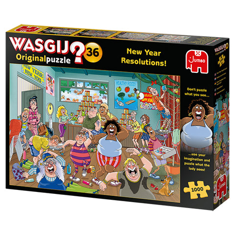 1000pc, Wasgij Original: # 36 New Years Resolution