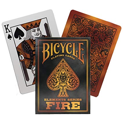 Bicycle Playing Cards Fire Elemental