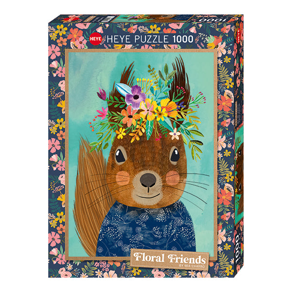 Floral Friends: Sweet Squirrel - 1000 pc