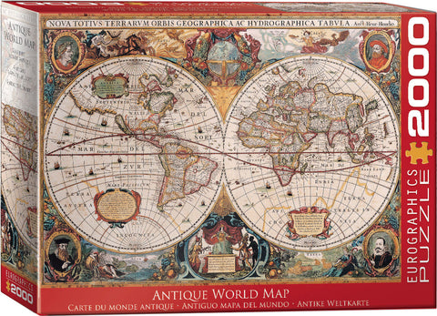 Antique World Map - 2000pc