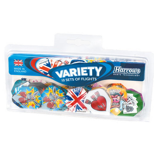 Harrows Variety Pack Flights (10 assorted sets)