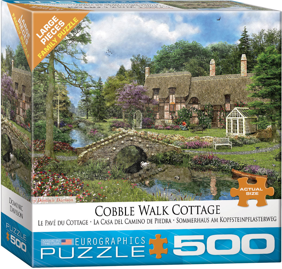 Cobble Walk Cottage - 500 pc Large Piece