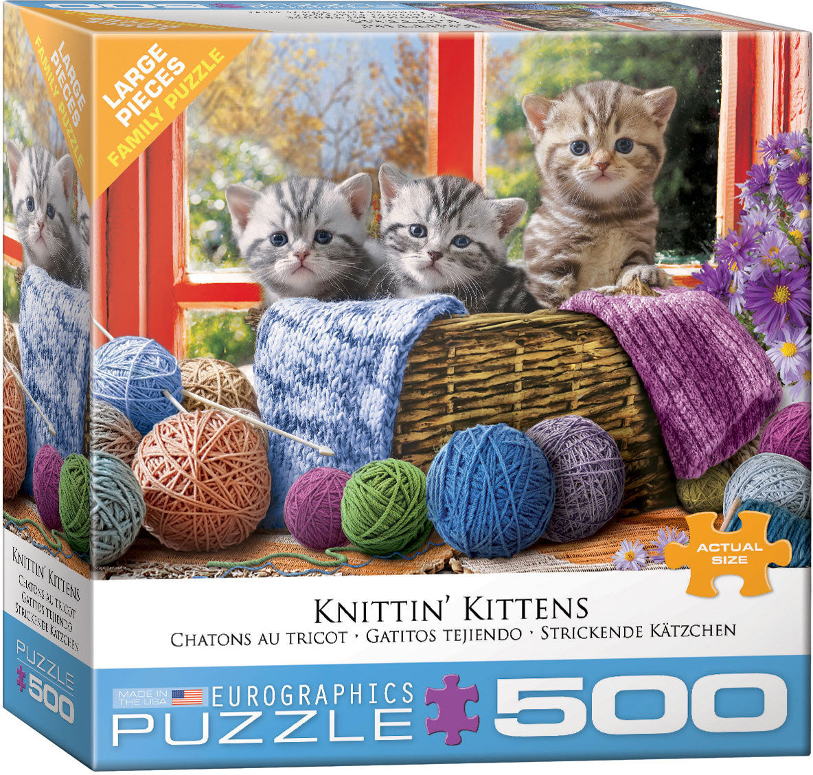 Knittin' Kittens - 500pc Large