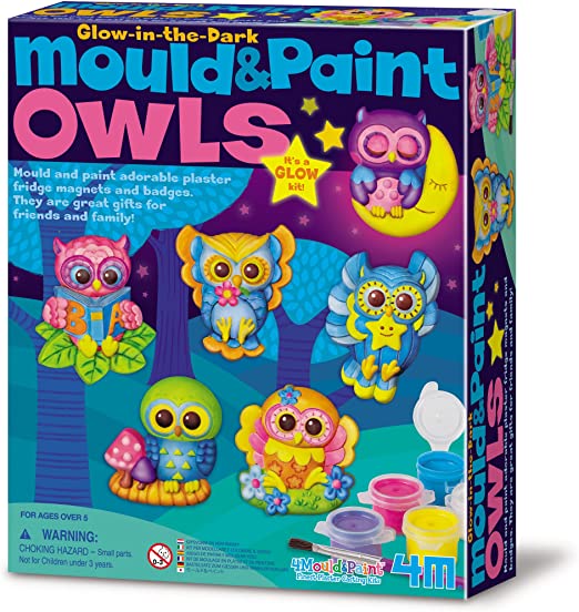 Mould & Paint Glow Owls