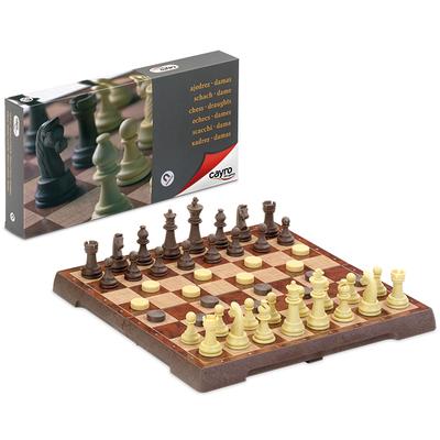 Magnetic Chess & Checker Set Large