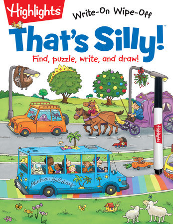 Highlights Write-On Wipe-Off Activity Books That's Silly!