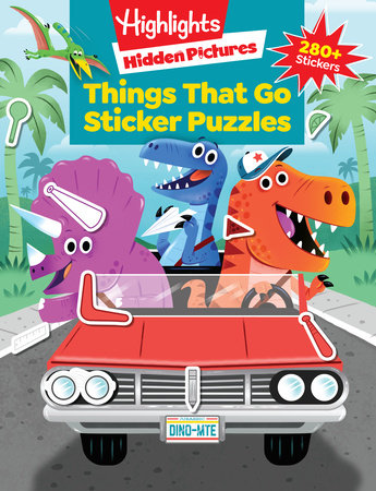 Highlights Sticker Hidden Pictures Things That Go Sticker Puzzles